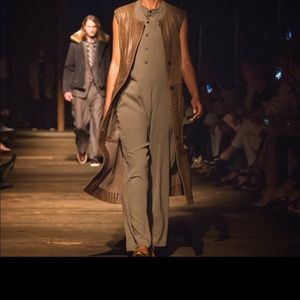 NWT billy Reid Gregory jumper olive green xs